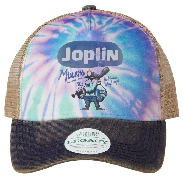 Defunct Joplin Miners Baseball Team Minor League Baseball Team Legacy Tie Dye Trucker Hat