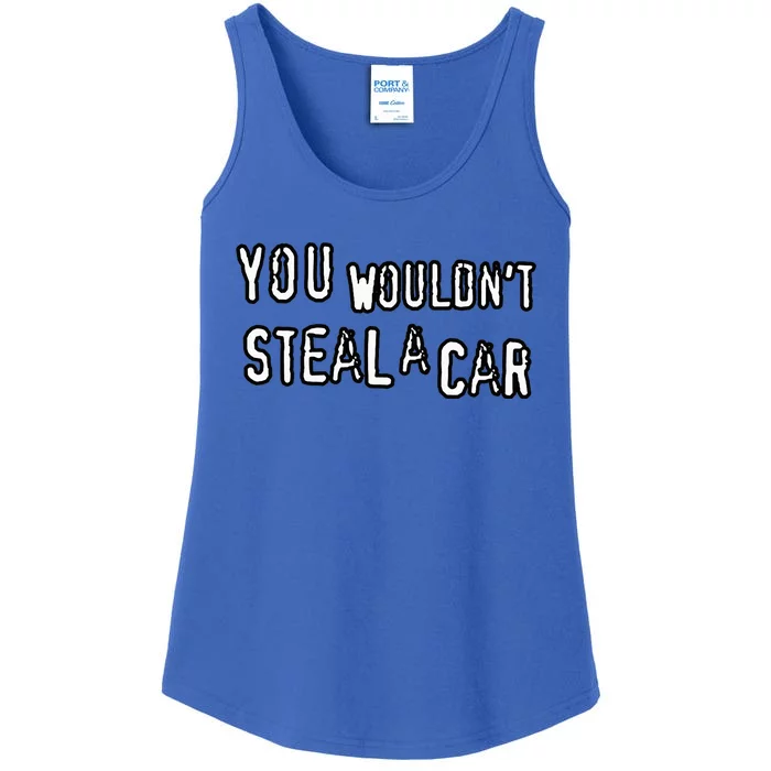 Dad Joke Movie Pirate You Wouldnt Steal A Car Pirate Costume Ladies Essential Tank