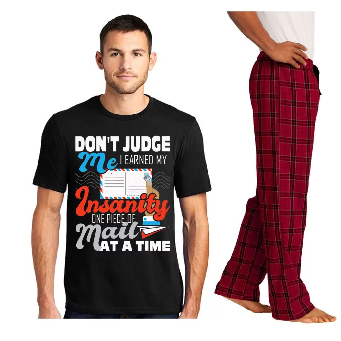 Dont Judge Me Postal Worker Mailman Postman Mail Carrier Pajama Set