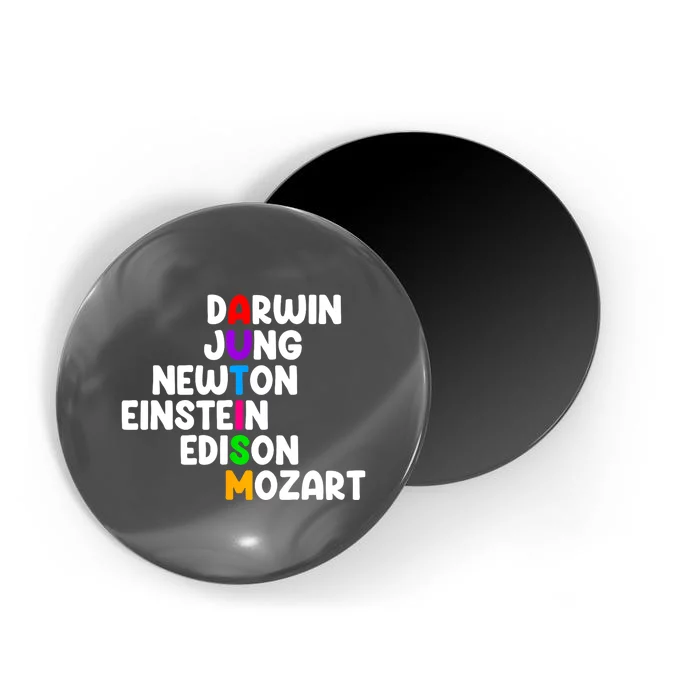 Darwin Jung Newton Einstein Edison Autism Awareness Gift Magnet