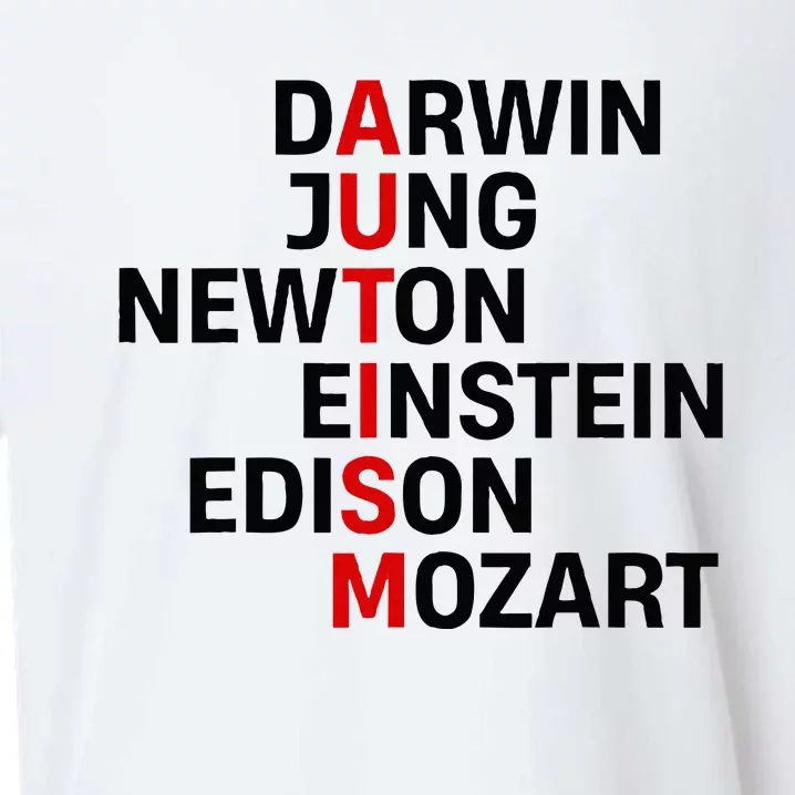 Darwin Jung Newton Einstein Edison Mozart Sueded Cloud Jersey T-Shirt