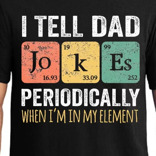 Dad Jokes Periodically Element  Classic Fit Pajama Set