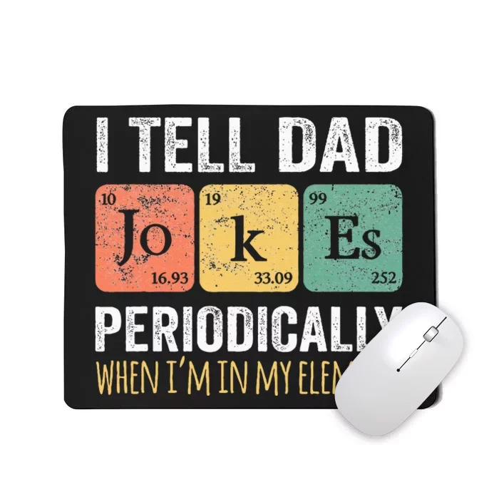 Dad Jokes Periodically Element  Classic Fit Mousepad