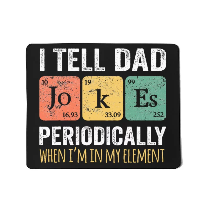 Dad Jokes Periodically Element  Classic Fit Mousepad