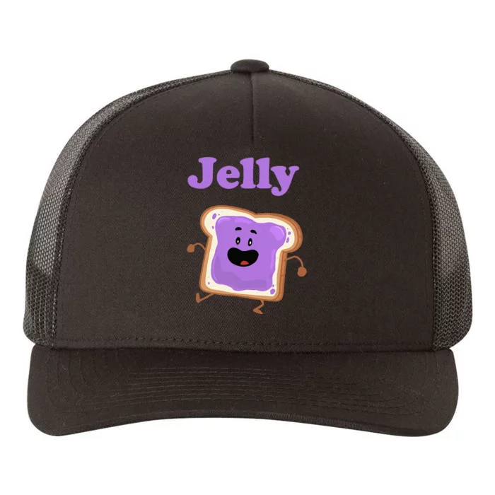 Dancing Jelly Peanut Butter And Jelly Yupoong Adult 5-Panel Trucker Hat