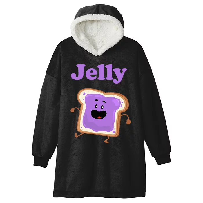 Dancing Jelly Peanut Butter And Jelly Hooded Wearable Blanket