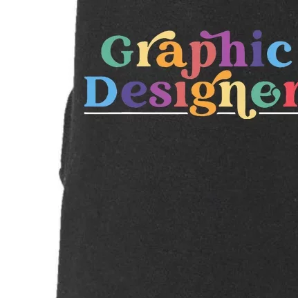 Designing Job Profession Graphic Designer Doggie 3-End Fleece Hoodie