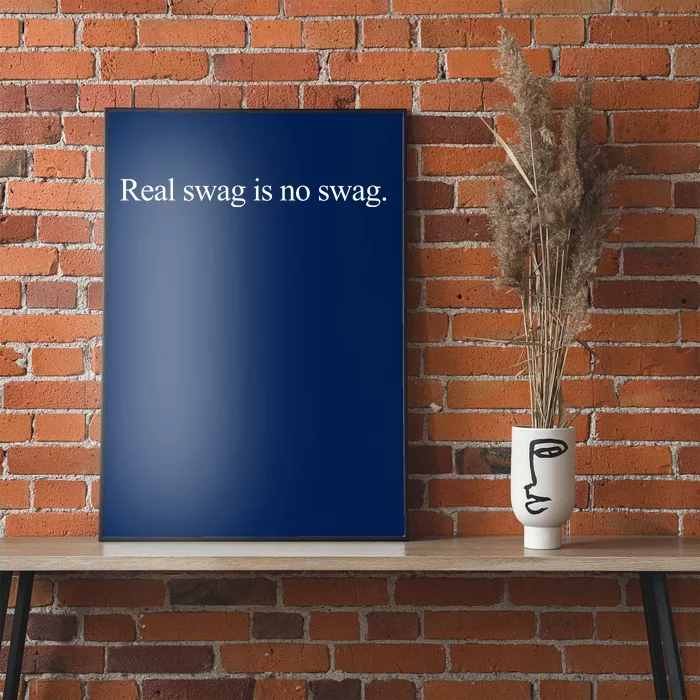 Daniel Jones Real Swag Is No Swag Poster