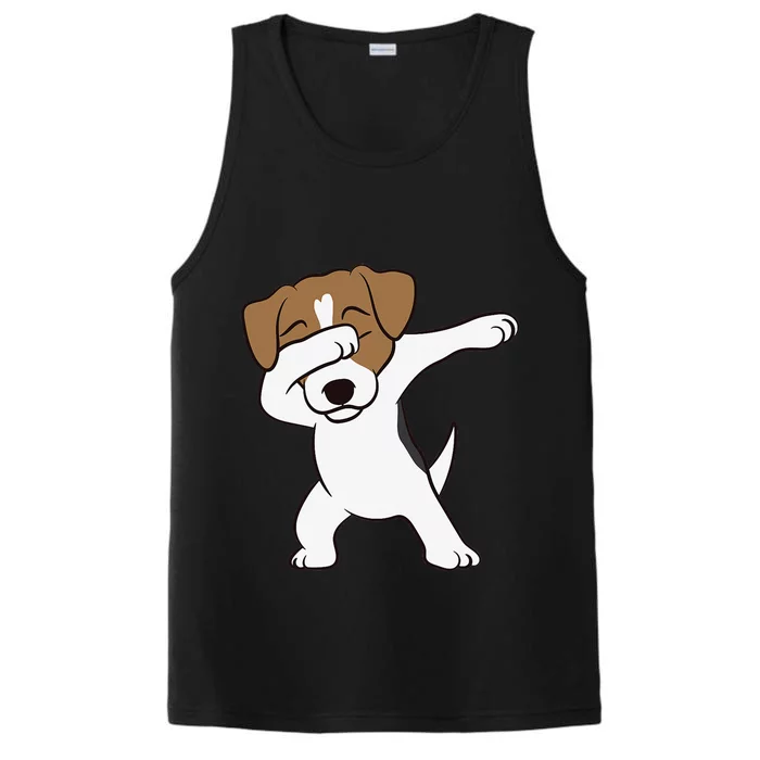 Dabbing Jack Russell Terrier Dog Dabbing Jack Russell Performance Tank