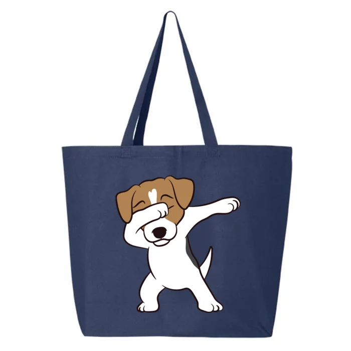 Dabbing Jack Russell Terrier Dog Dabbing Jack Russell 25L Jumbo Tote