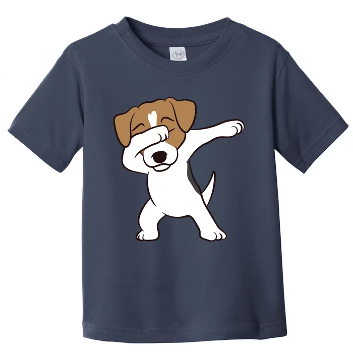 Dabbing Jack Russell Terrier Dog Dabbing Jack Russell Toddler T-Shirt