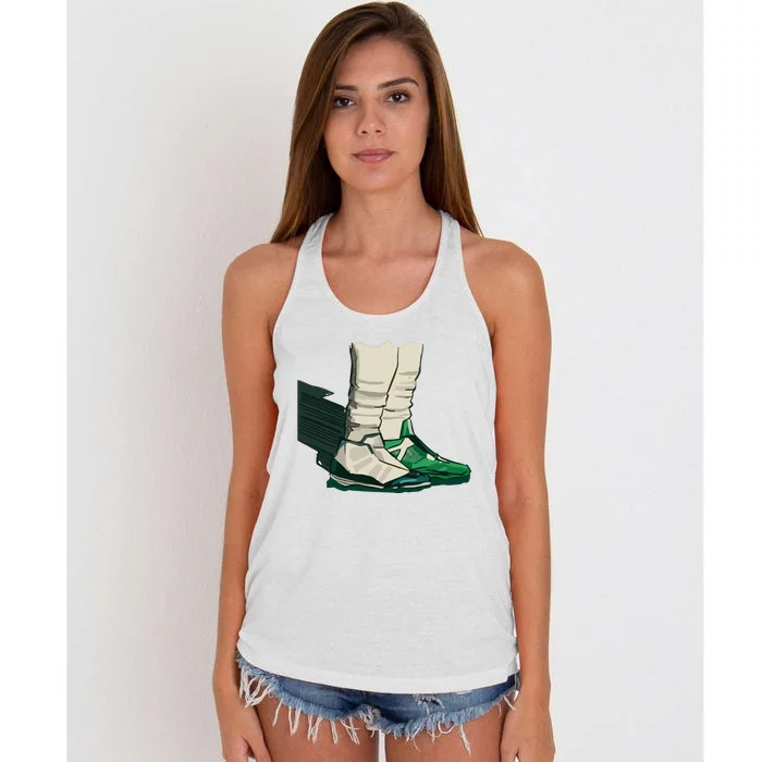 Dhwani Jalen Twoshoes Hurts Women's Knotted Racerback Tank