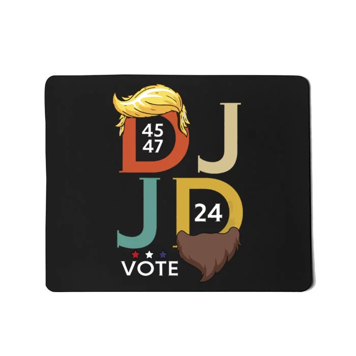 Dj Jd Trump Hair Vance Beard Vote For President 2024 Mousepad