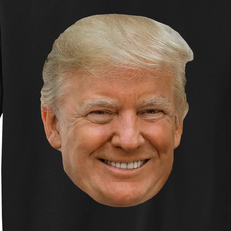 Donald J Trump The President's Face On A Meme Tall Sweatshirt