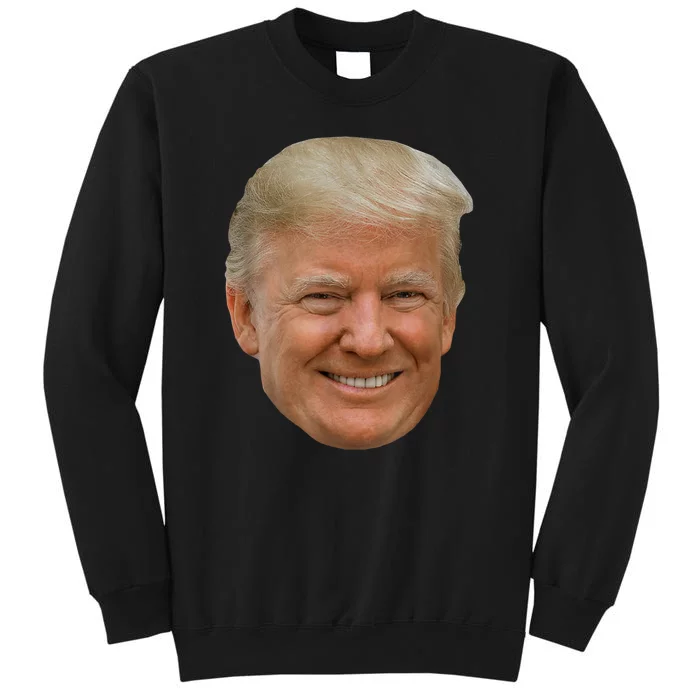 Donald J Trump The President's Face On A Meme Tall Sweatshirt