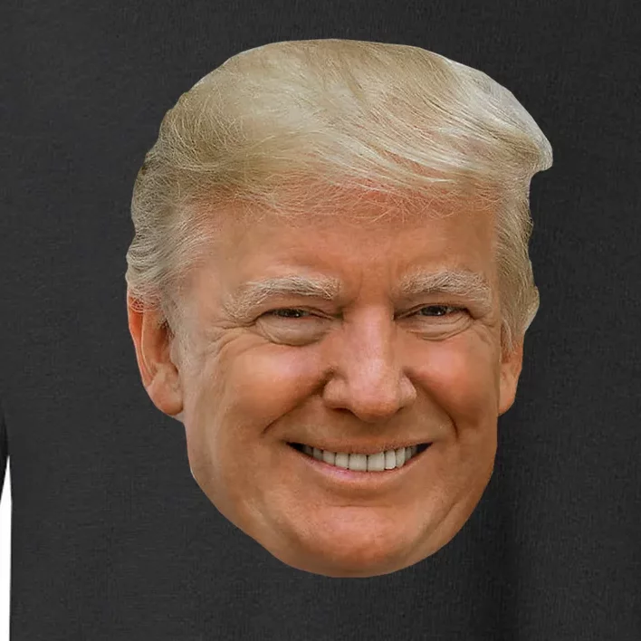 Donald J Trump The President's Face On A Meme Toddler Sweatshirt