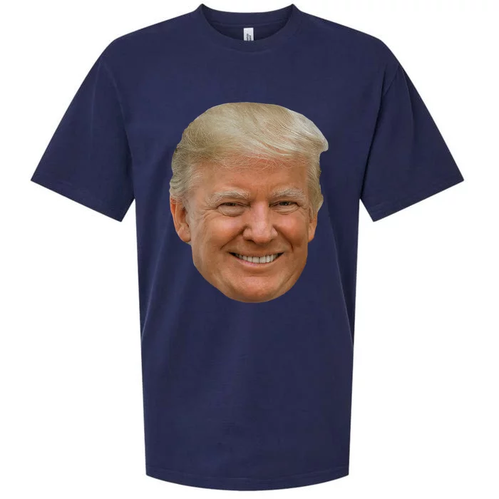 Donald J Trump The President's Face On A Meme Sueded Cloud Jersey T-Shirt