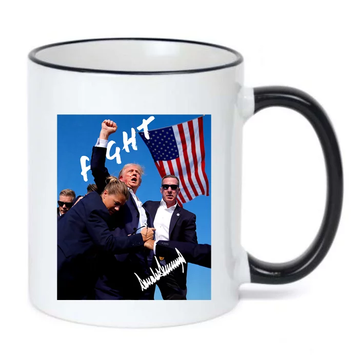 Donald J. Trump Trump 2024 Signature Edition Black Color Changing Mug