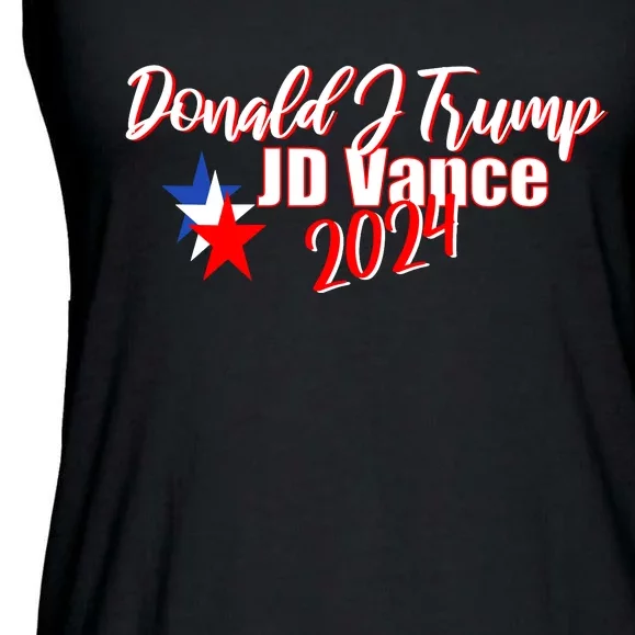 Donald J Trump Jd Vance 2024 Ladies Essential Flowy Tank