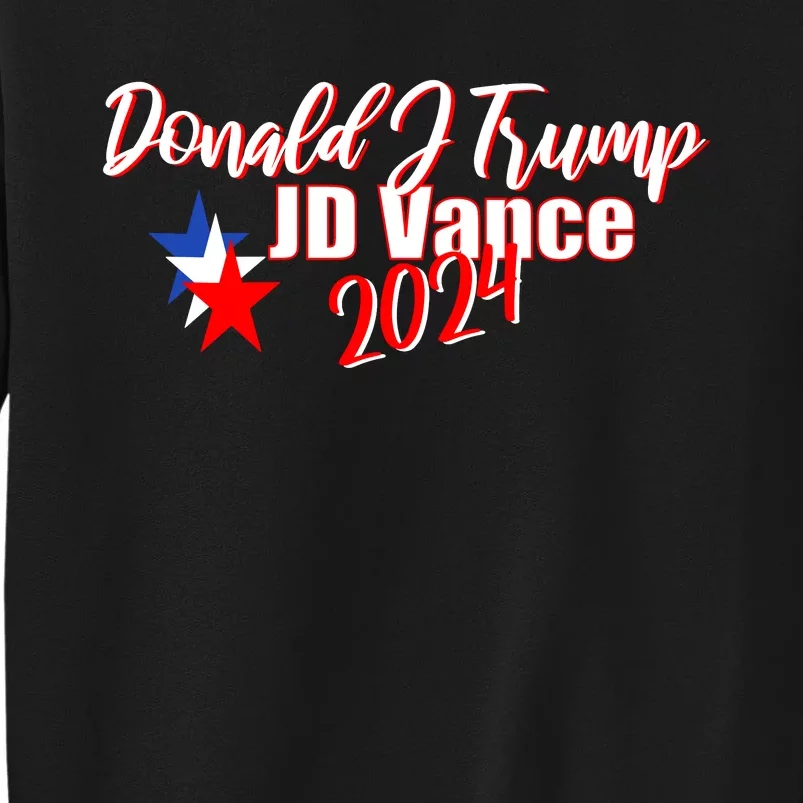 Donald J Trump Jd Vance 2024 Tall Sweatshirt