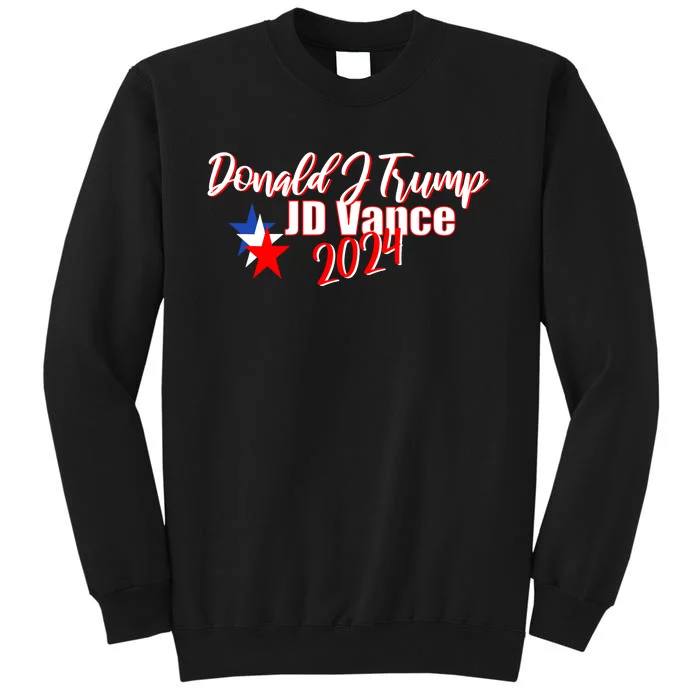 Donald J Trump Jd Vance 2024 Tall Sweatshirt