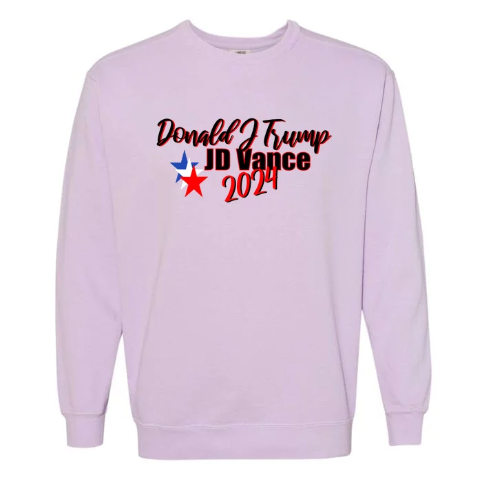 Donald J Trump Jd Vance 2024 Garment-Dyed Sweatshirt