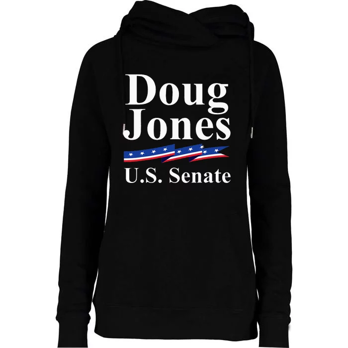 Doug Jones Us Senate Vote Democrat Womens Funnel Neck Pullover Hood