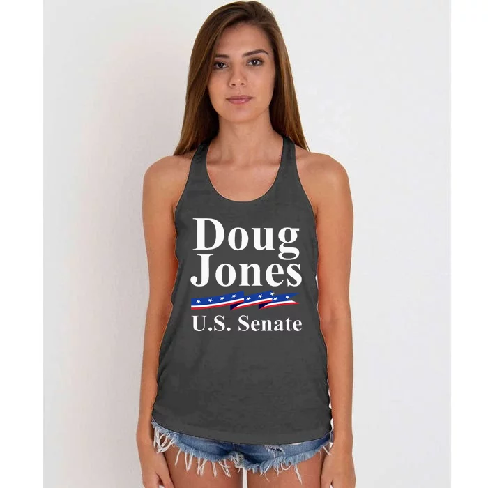 Doug Jones Us Senate Vote Democrat Women's Knotted Racerback Tank