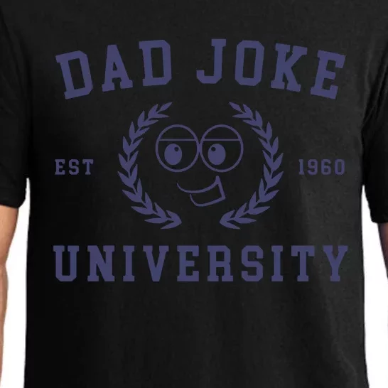 Dad Joke University Funny Dad Gift Pajama Set