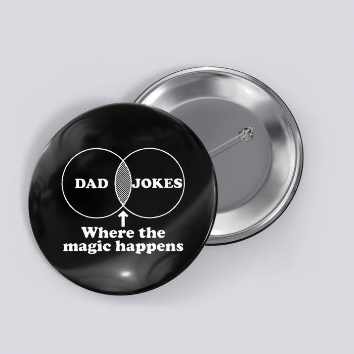 Dad Jokes Venn Diagram Button