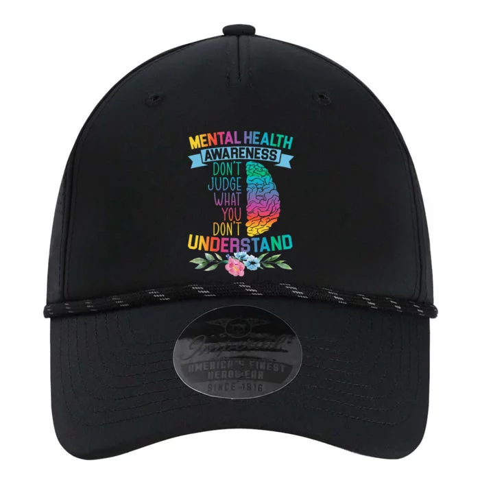 Dont Judge What You Dont Understand Mental Health Support Performance The Dyno Cap