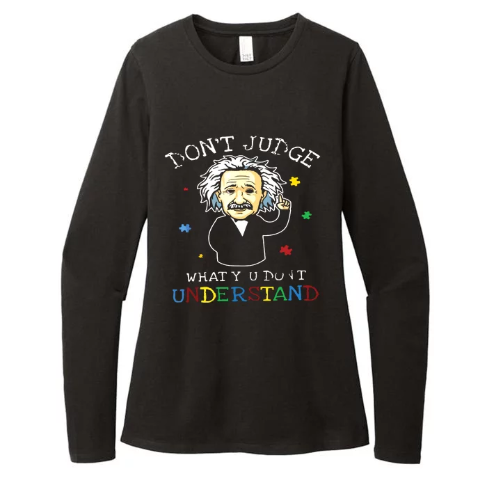 Don't Judge What You Don't Understand Womens CVC Long Sleeve Shirt