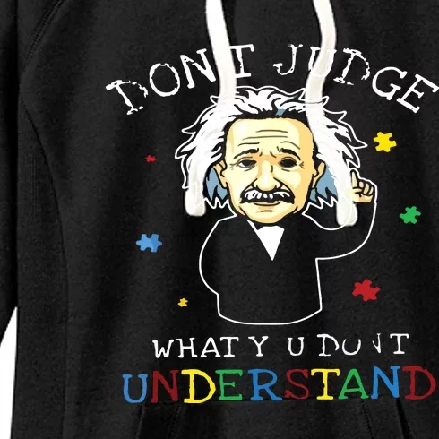 Don't Judge What You Don't Understand Women's Fleece Hoodie