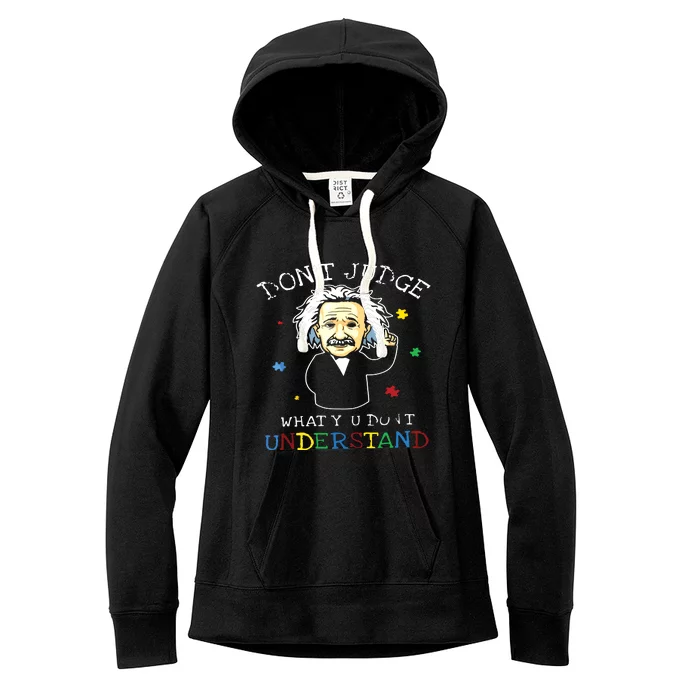 Don't Judge What You Don't Understand Women's Fleece Hoodie