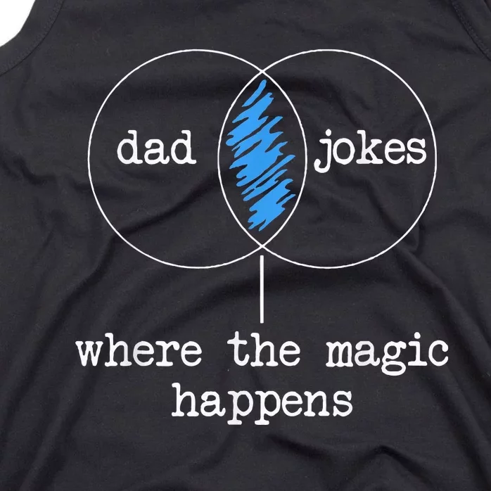 Dad Jokes Where The Magic Happens Tank Top