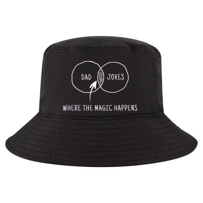 Dad Jokes Where The Magic Happens Cool Comfort Performance Bucket Hat