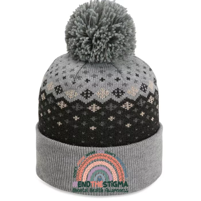 Don't Judge What You Don't Understand #End The Stigma The Baniff Cuffed Pom Beanie