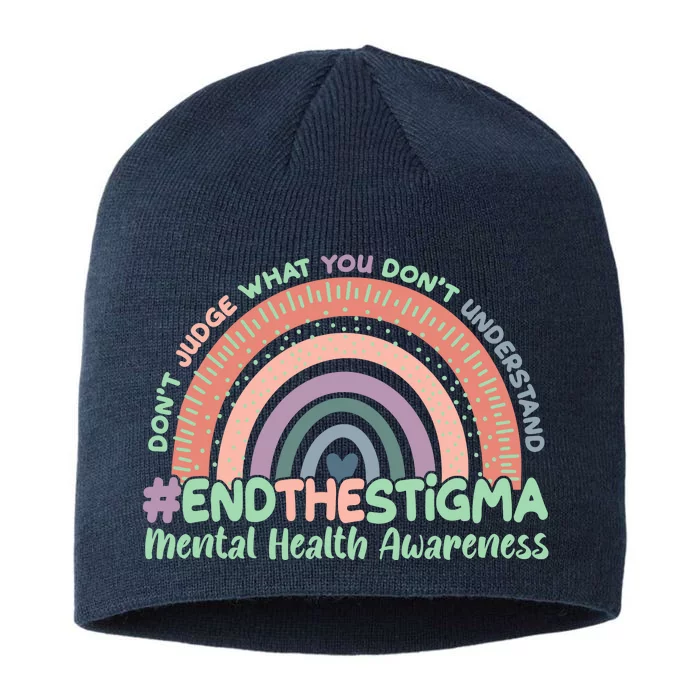 Don't Judge What You Don't Understand #End The Stigma 8 1/2in Sustainable Knit Beanie