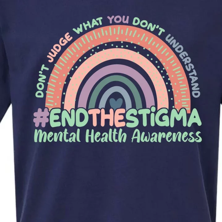 Don't Judge What You Don't Understand #End The Stigma Sueded Cloud Jersey T-Shirt