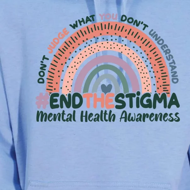 Don't Judge What You Don't Understand #End The Stigma Unisex Surf Hoodie