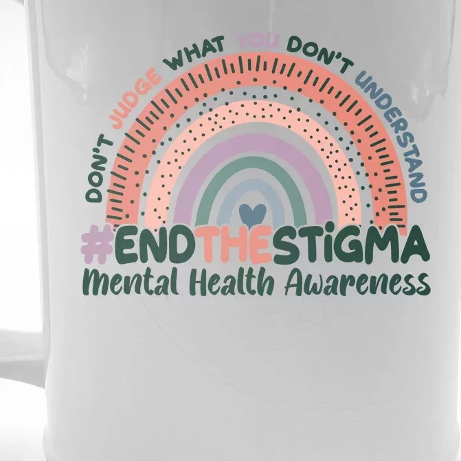 Don't Judge What You Don't Understand #End The Stigma Front & Back Beer Stein