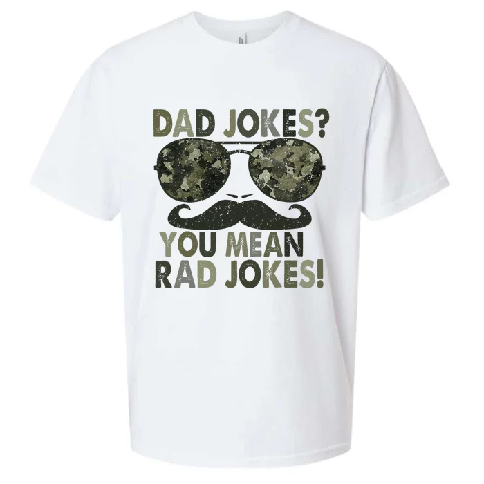 Dad Jokes You Mean Rad Jokes Funny Father day Vintage Sueded Cloud Jersey T-Shirt