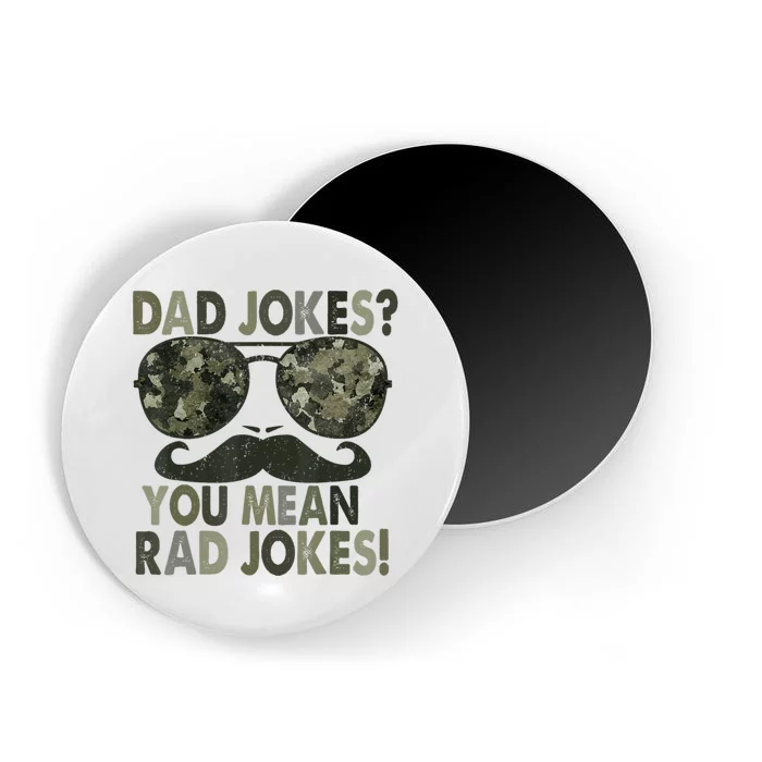 Dad Jokes You Mean Rad Jokes Fathers Day Vintage Magnet