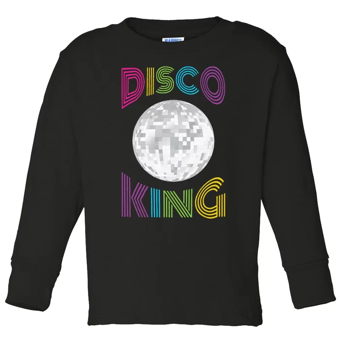 Disco King 70s Seventies Costume Toddler Long Sleeve Shirt