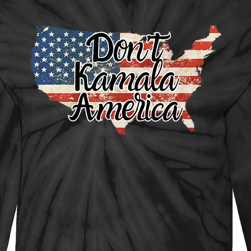 DonT Kamala America Tie-Dye Long Sleeve Shirt