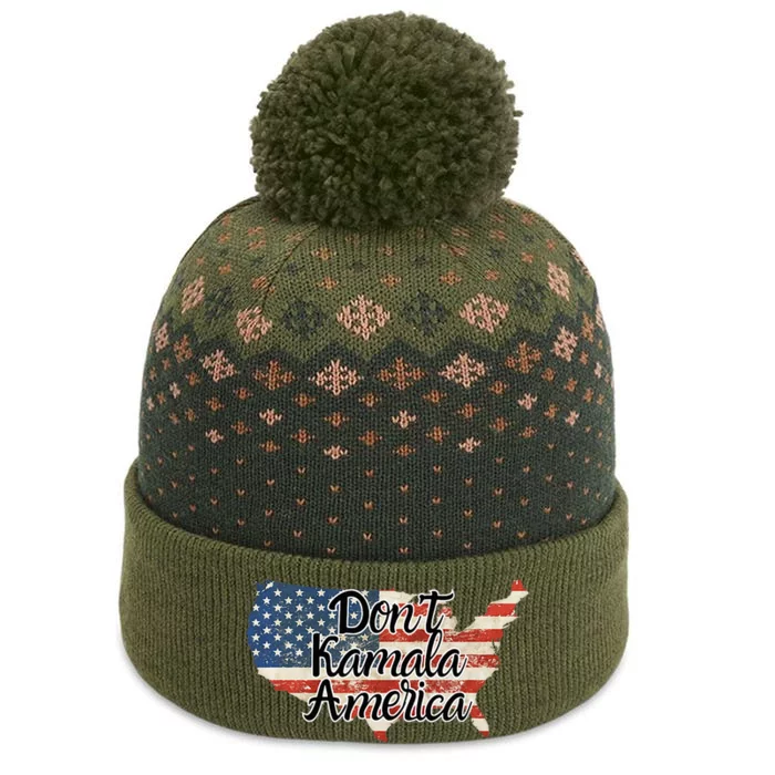 DonT Kamala America The Baniff Cuffed Pom Beanie