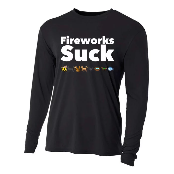 Dr. Karen Becker Planet Paws Media Fireworks Suck Cooling Performance Long Sleeve Crew