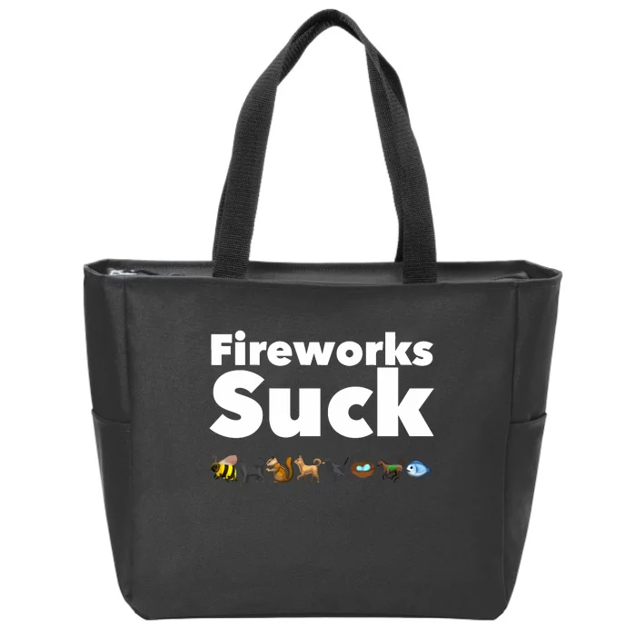 Dr. Karen Becker Planet Paws Media Fireworks Suck Zip Tote Bag