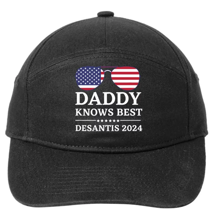 Daddy Knows Best Desantis 2024 Daddy24 Desantis 7-Panel Snapback Hat