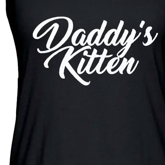 DaddyS Kitten Bdsm Kinky Role Playing Fantasy Ladies Essential Flowy Tank